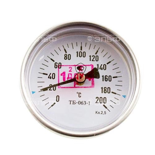 Термометр биметалл 200°C L=60(50)